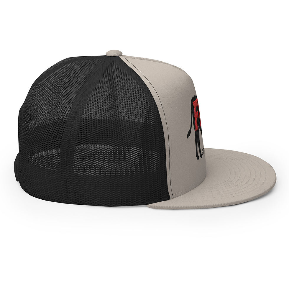 Thumbnail: A FFR Bull Trucker Cap Red and Blk