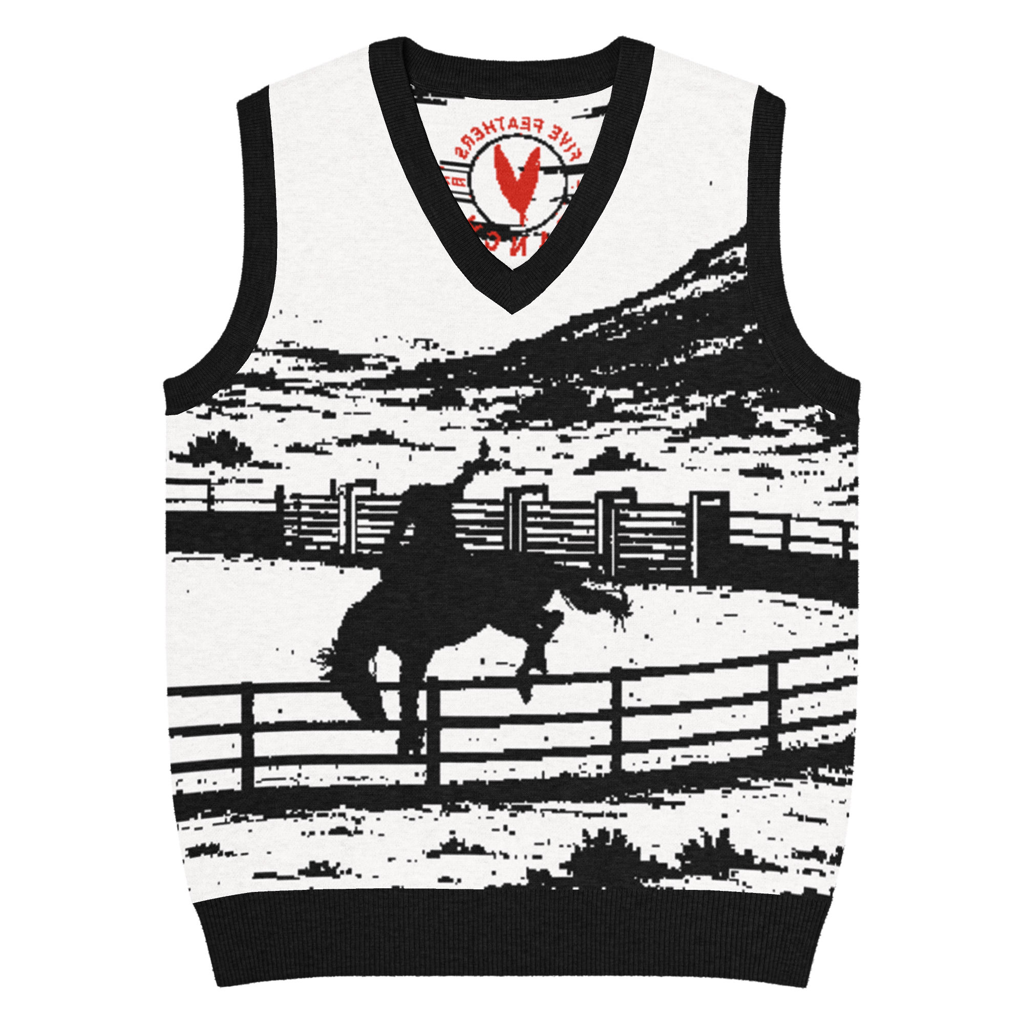 FFR Rodeo Arena Knit V-neck Vest