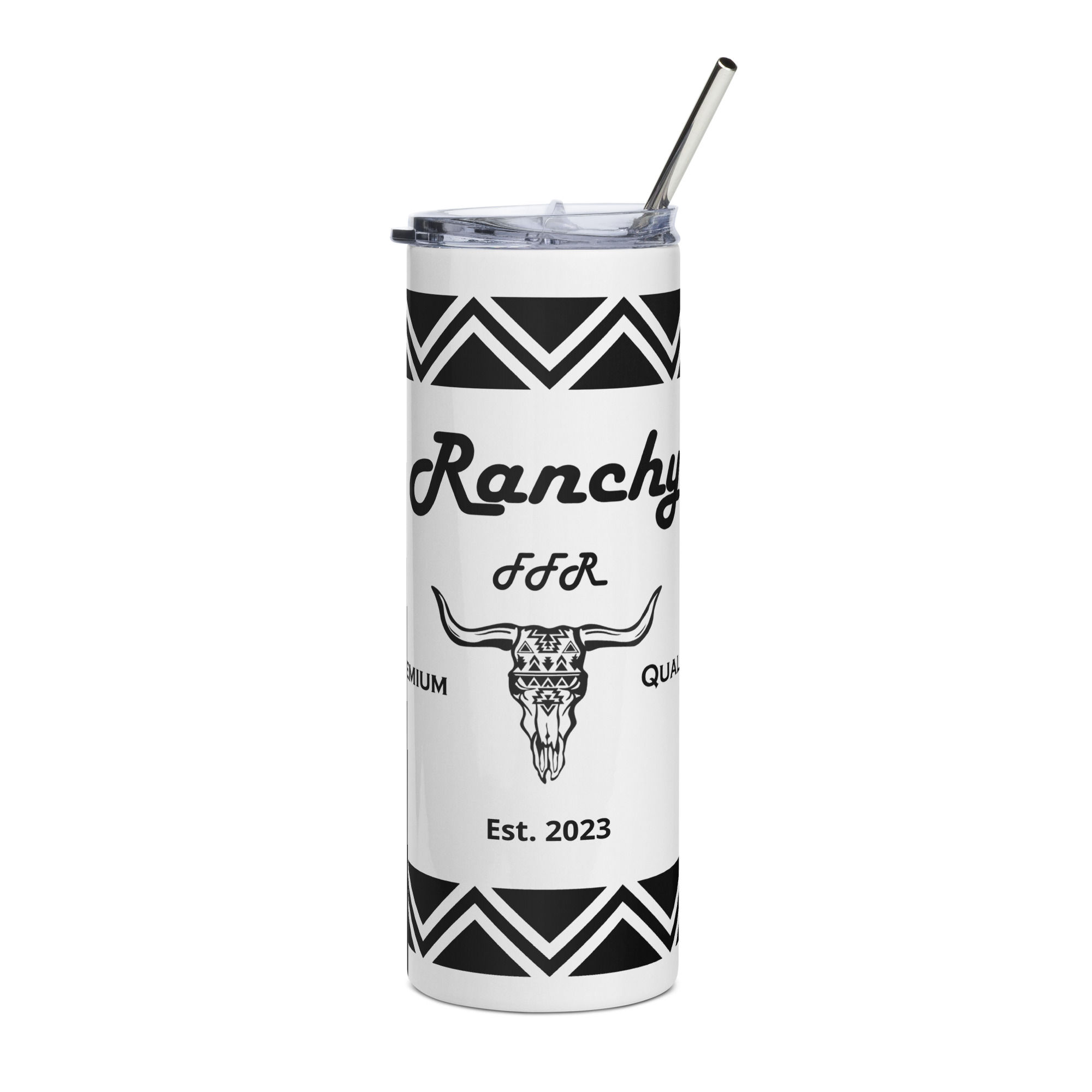 FFR Longhorn Ranchy Stainless Steel Tumbler