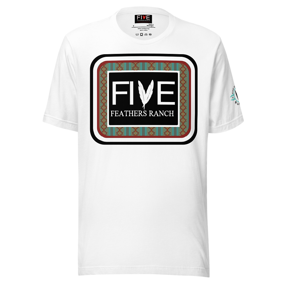 Thumbnail: FFR Unisex Logo On Aztec Print T-Shirt