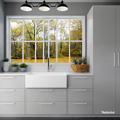 33Inch Reversible Workstation Farmhouse Fireclay Sink with Included Accessories