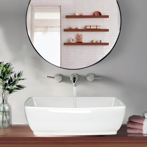 Nantucket Sinks USA NSV1913 - Rectangle White Vessel Sink