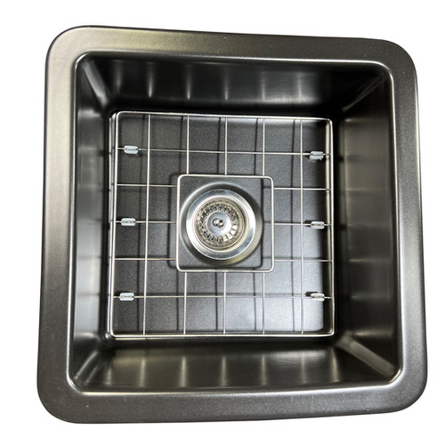 Nantucket Sinks Wellfleet-1818MB: 18 Inch Undermount Fireclay