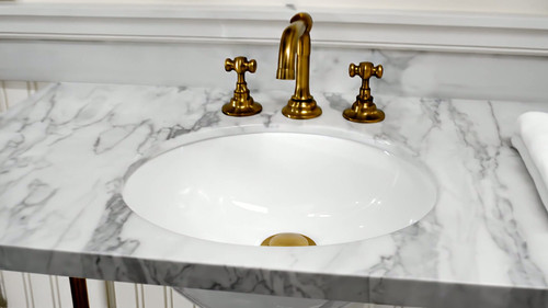 Nantucket Sinks GB-13x10-W | Undermount Ceramic Sink