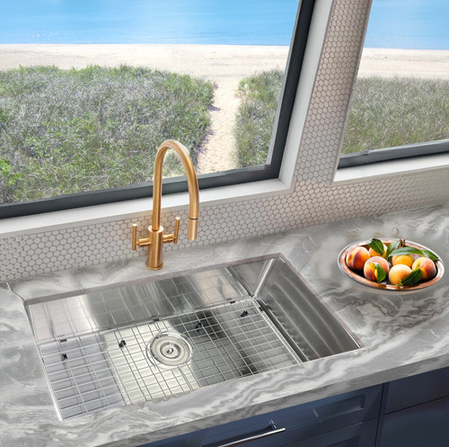 SR3219-16: 32 Inch Pro Series Stainless Steel Kitchen Sink