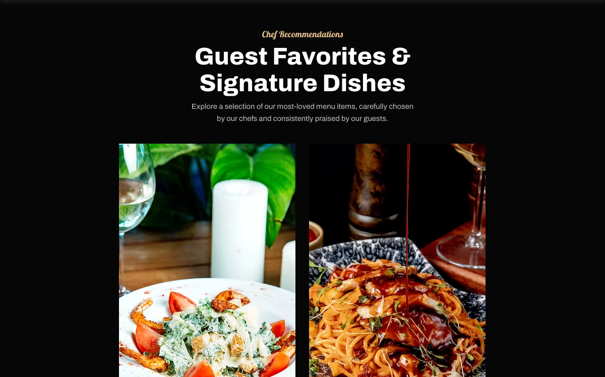 Chef Recommendations