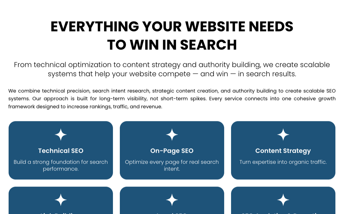 Everything your webs