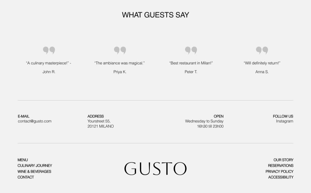 What Guests Say