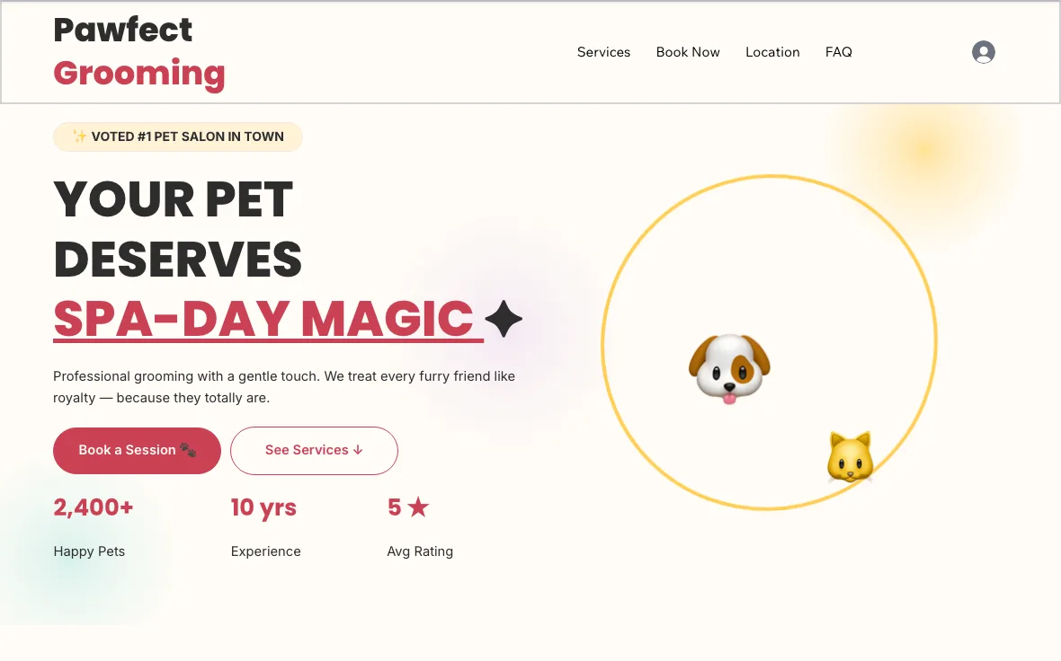 Pet Grooming Salon