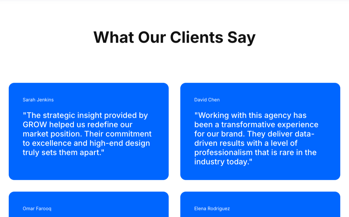 What Our Clients Say