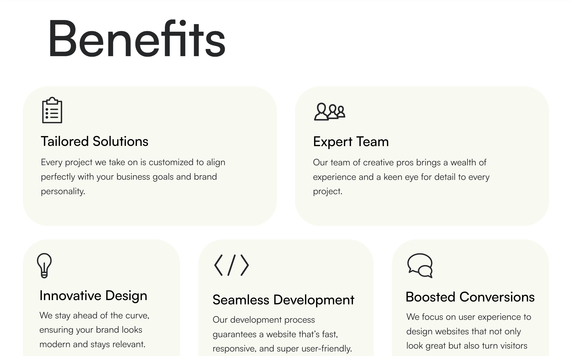 Benefits