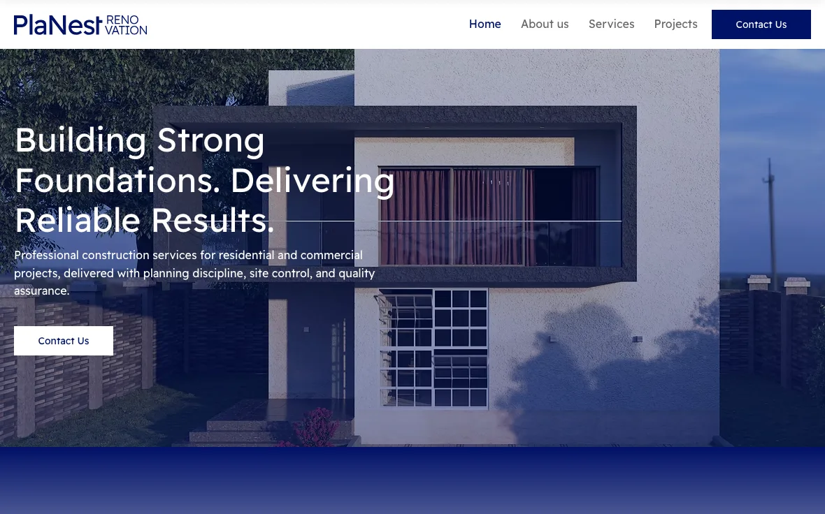 Planest Renovation
