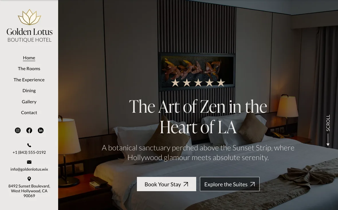 One-Page Hotel