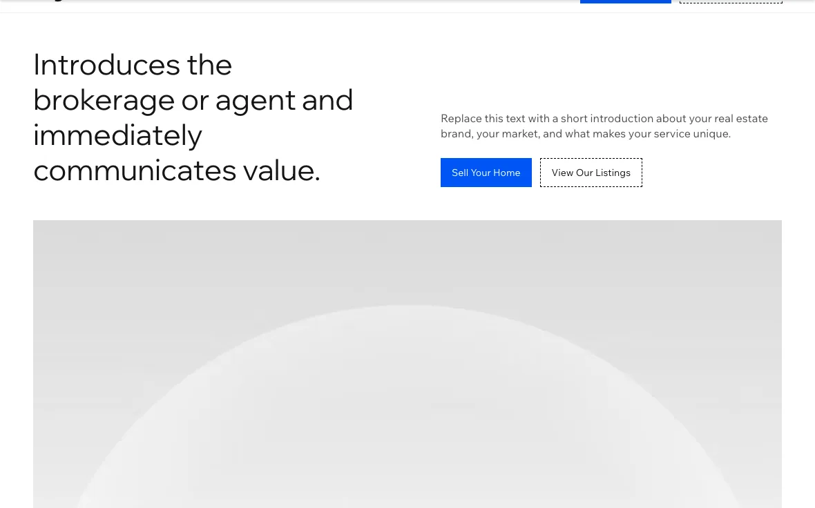 Realtor Wireframe