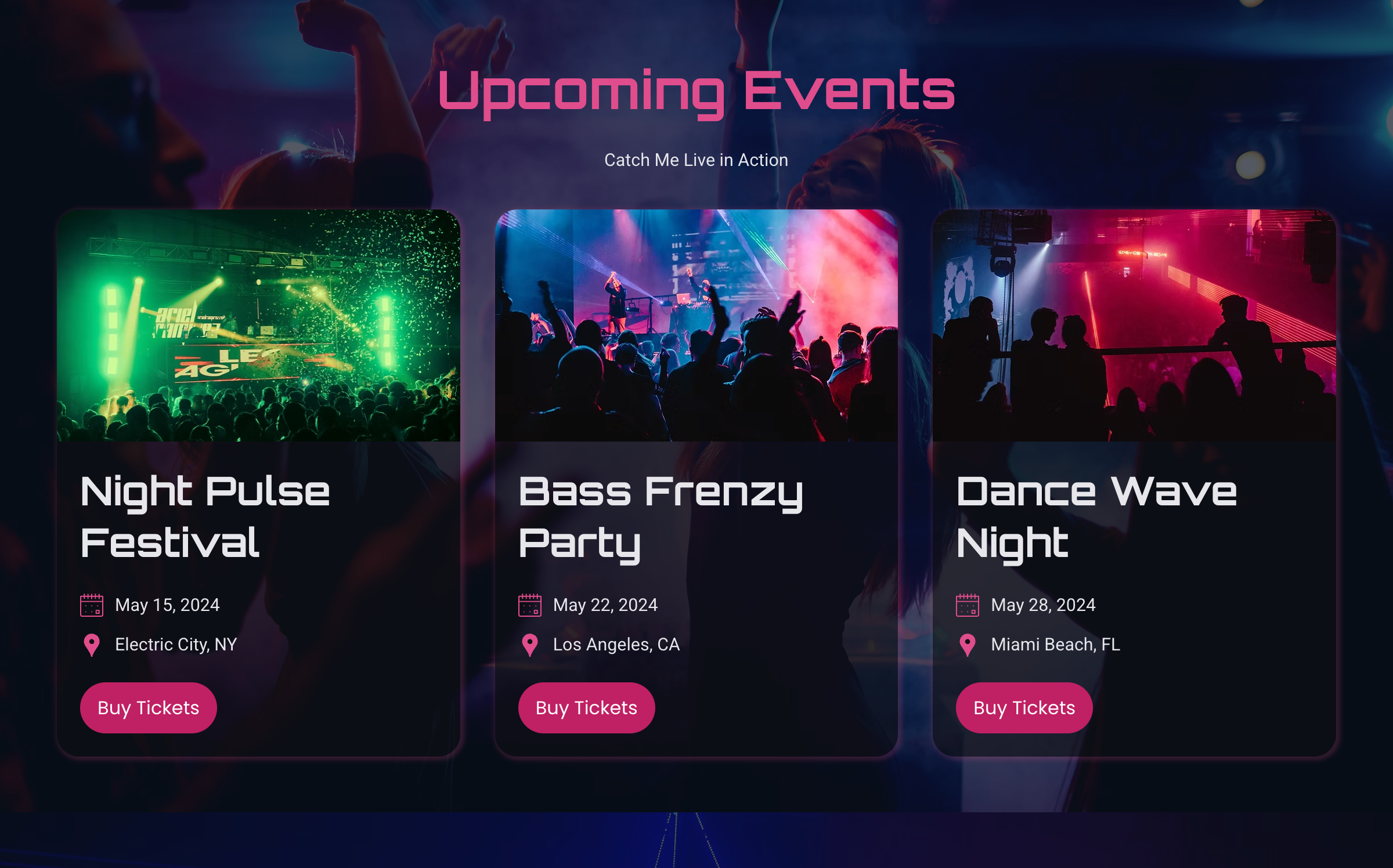 Upcoming Events