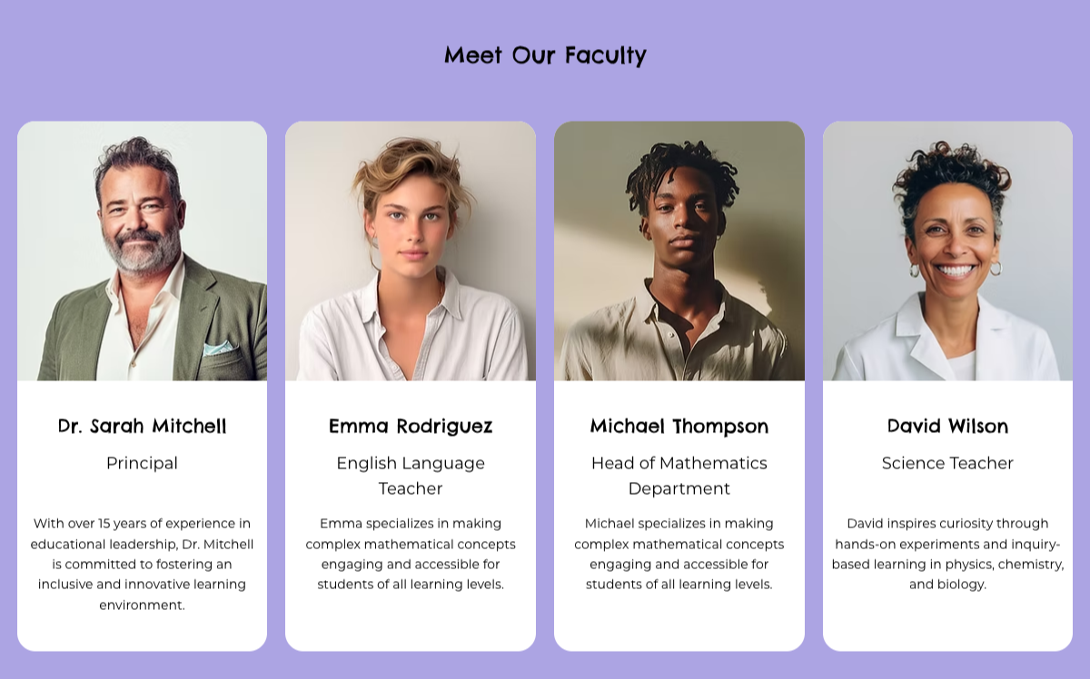 our team
