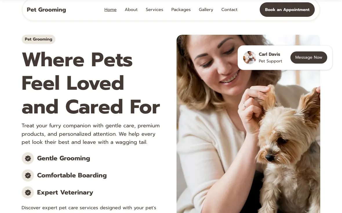 Pet Grooming & Care