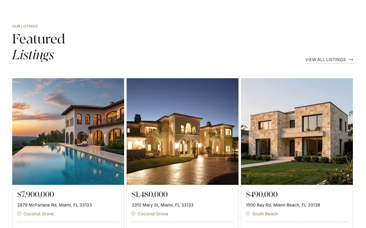 Our Listing