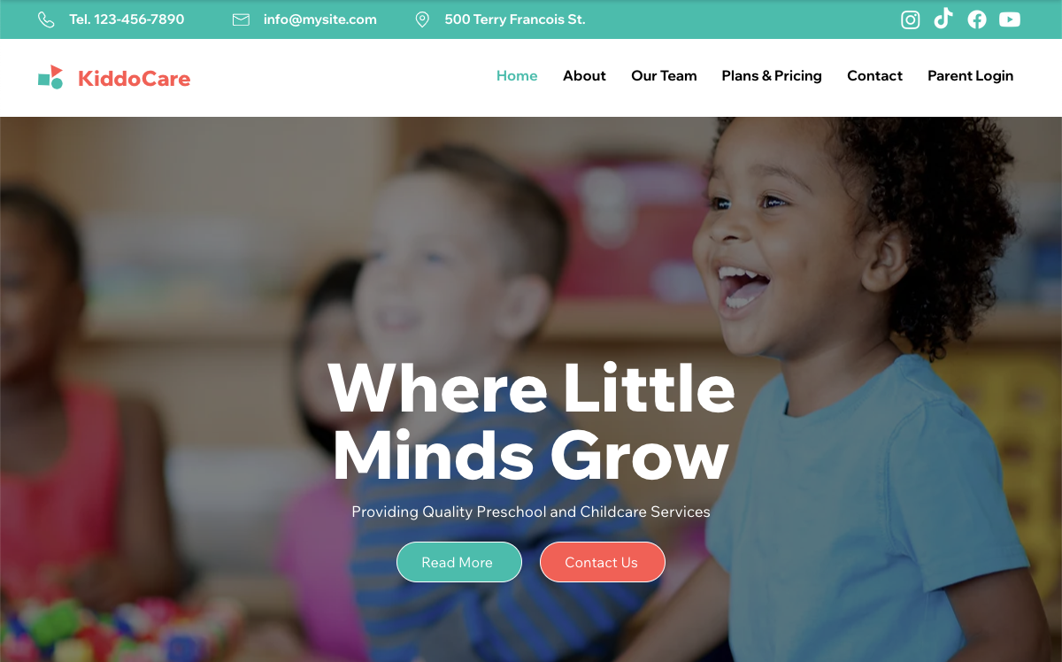 Home page
