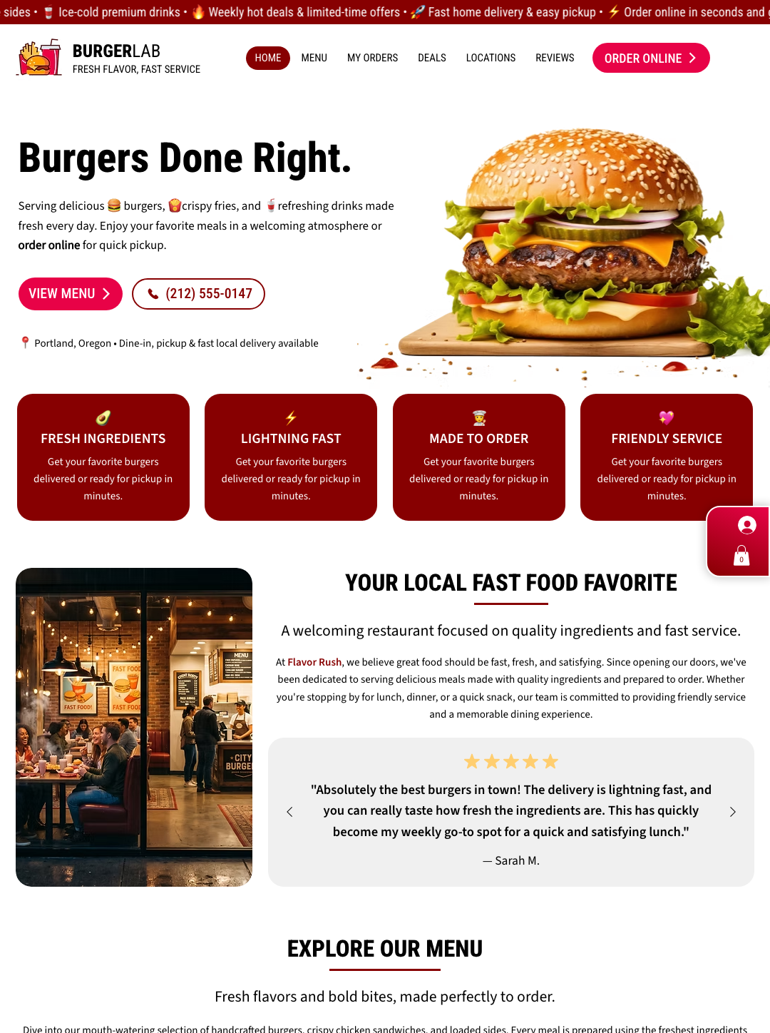 Fast Food Restaurant