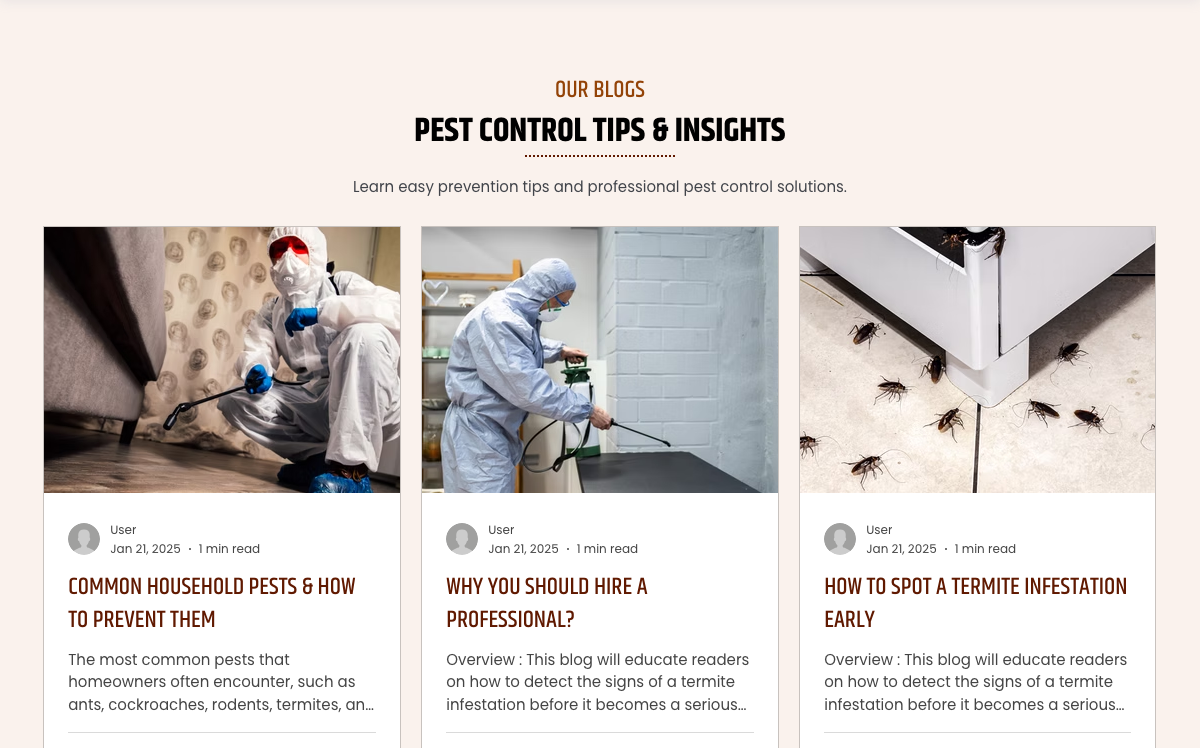Our Blogs