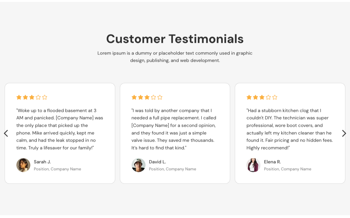 Testimonials