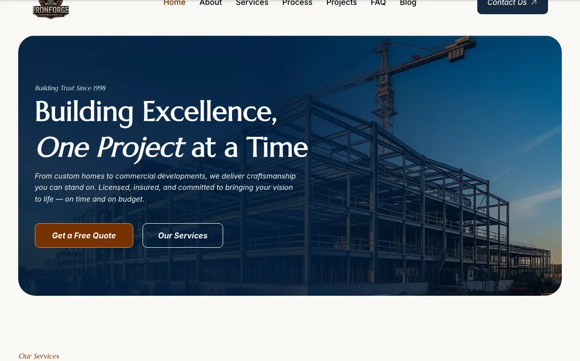 Ironfo Construction