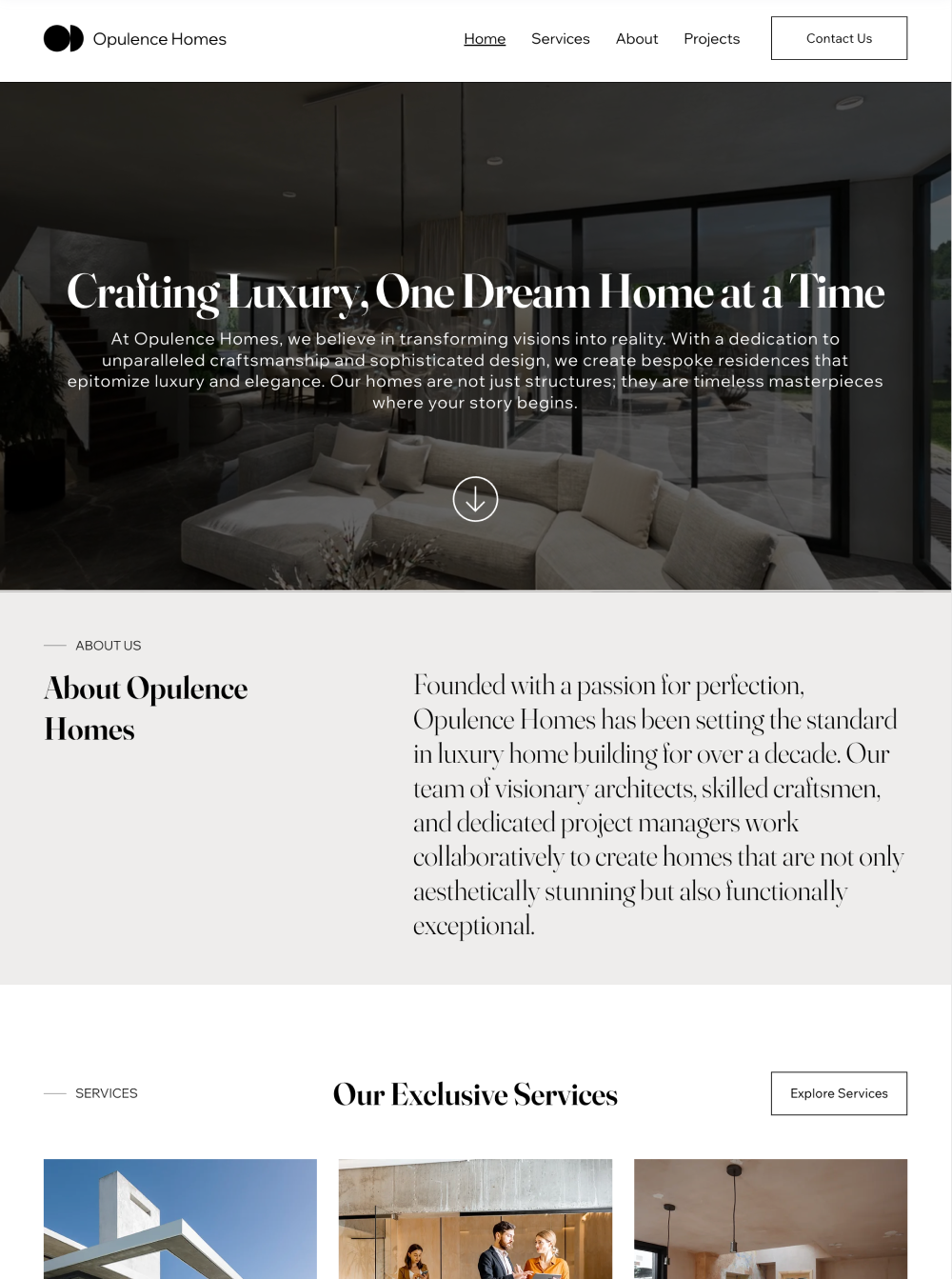 Opulence Homes Cover