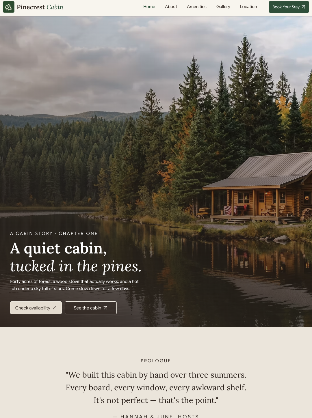 Pinecrest Cabin