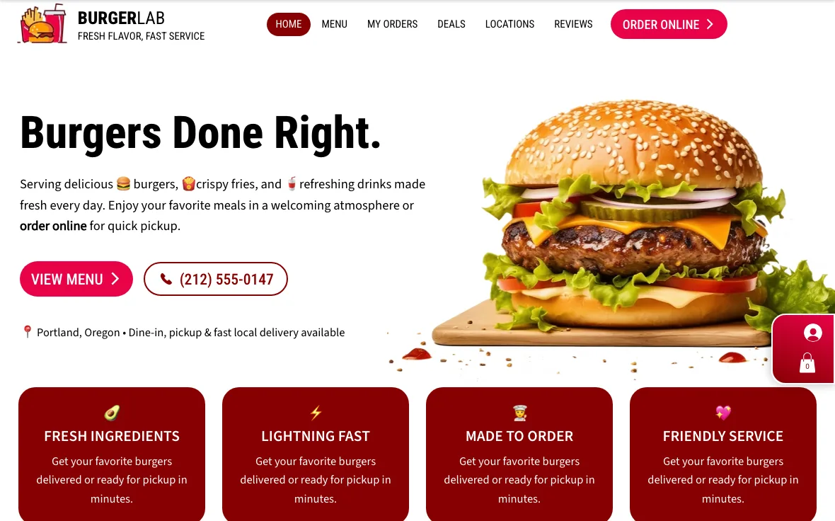 Fast Food Restaurant