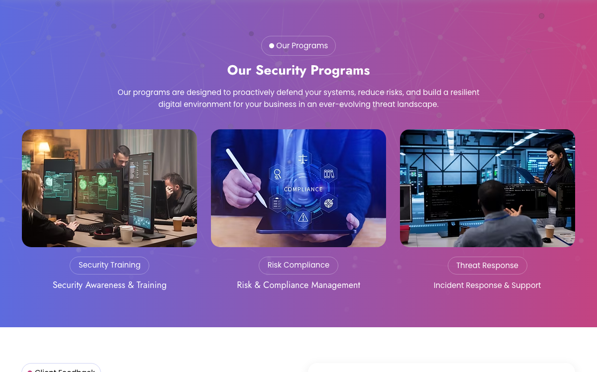 our programs