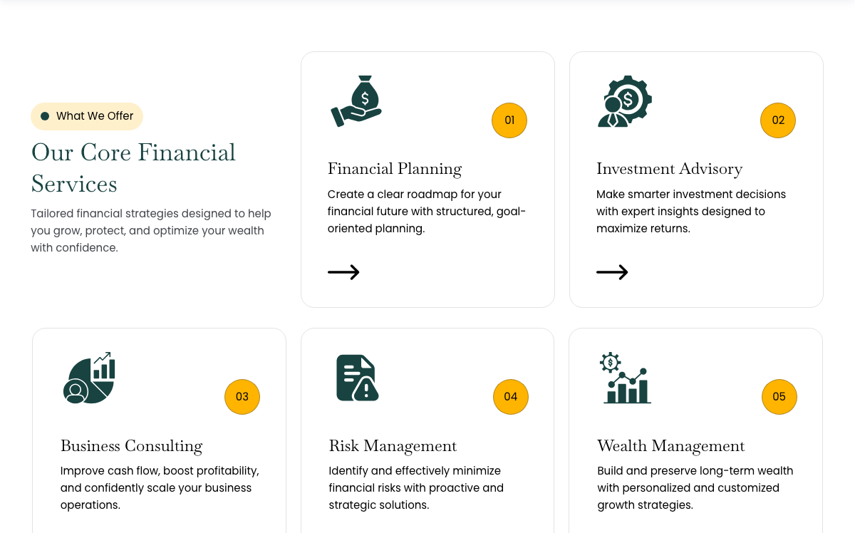 What We Offer