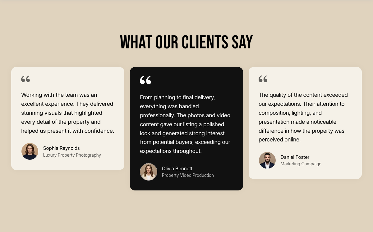 What our clients say
