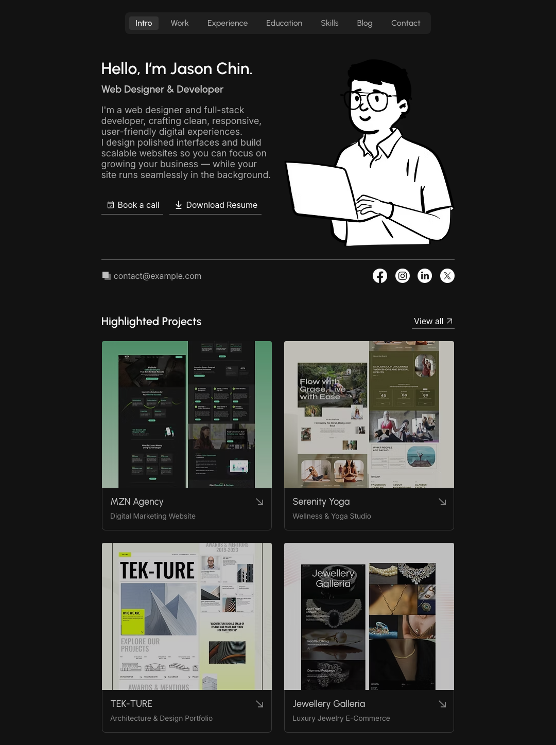 Devfolio CV