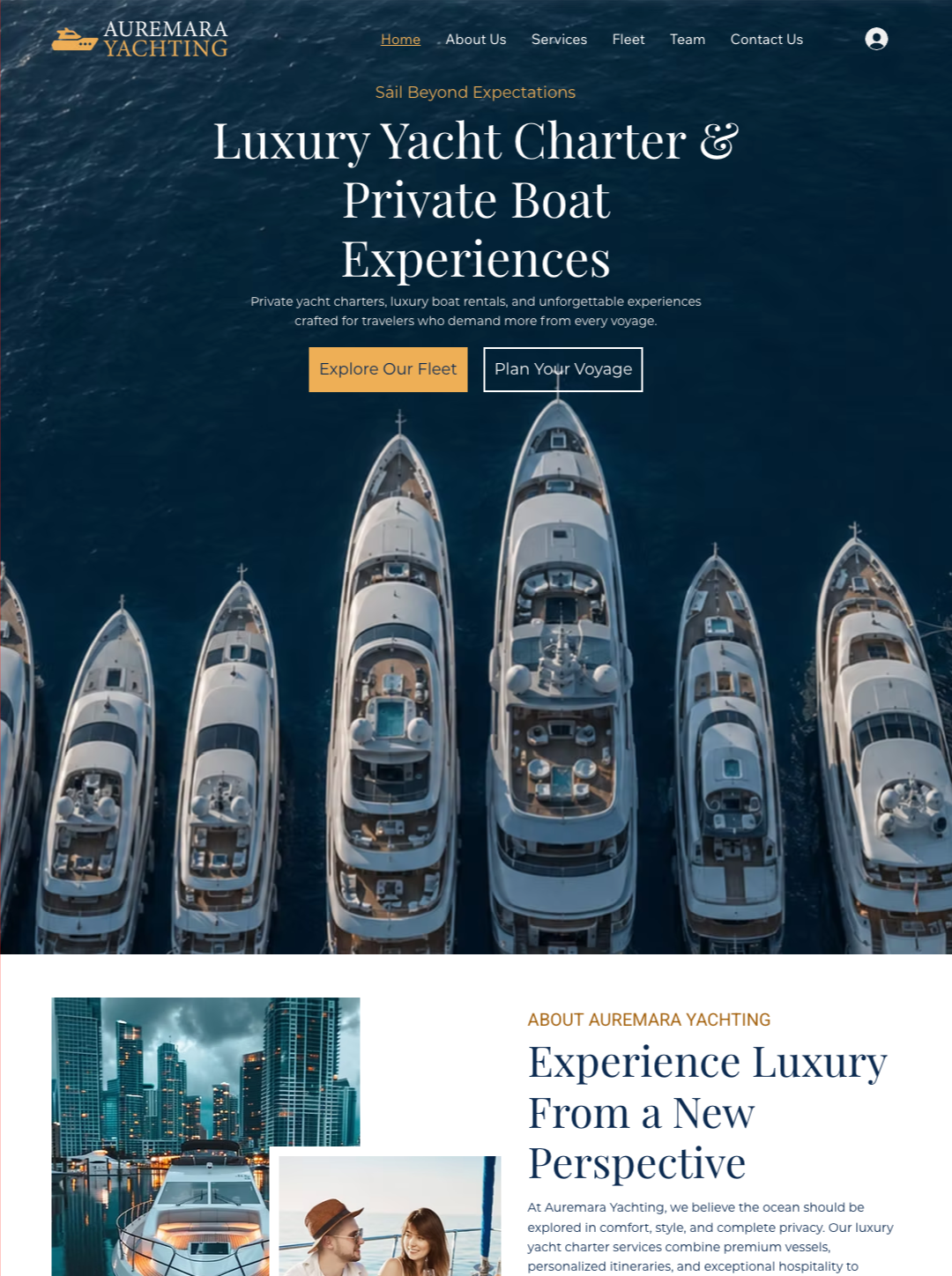 Auremara Yacht Chart