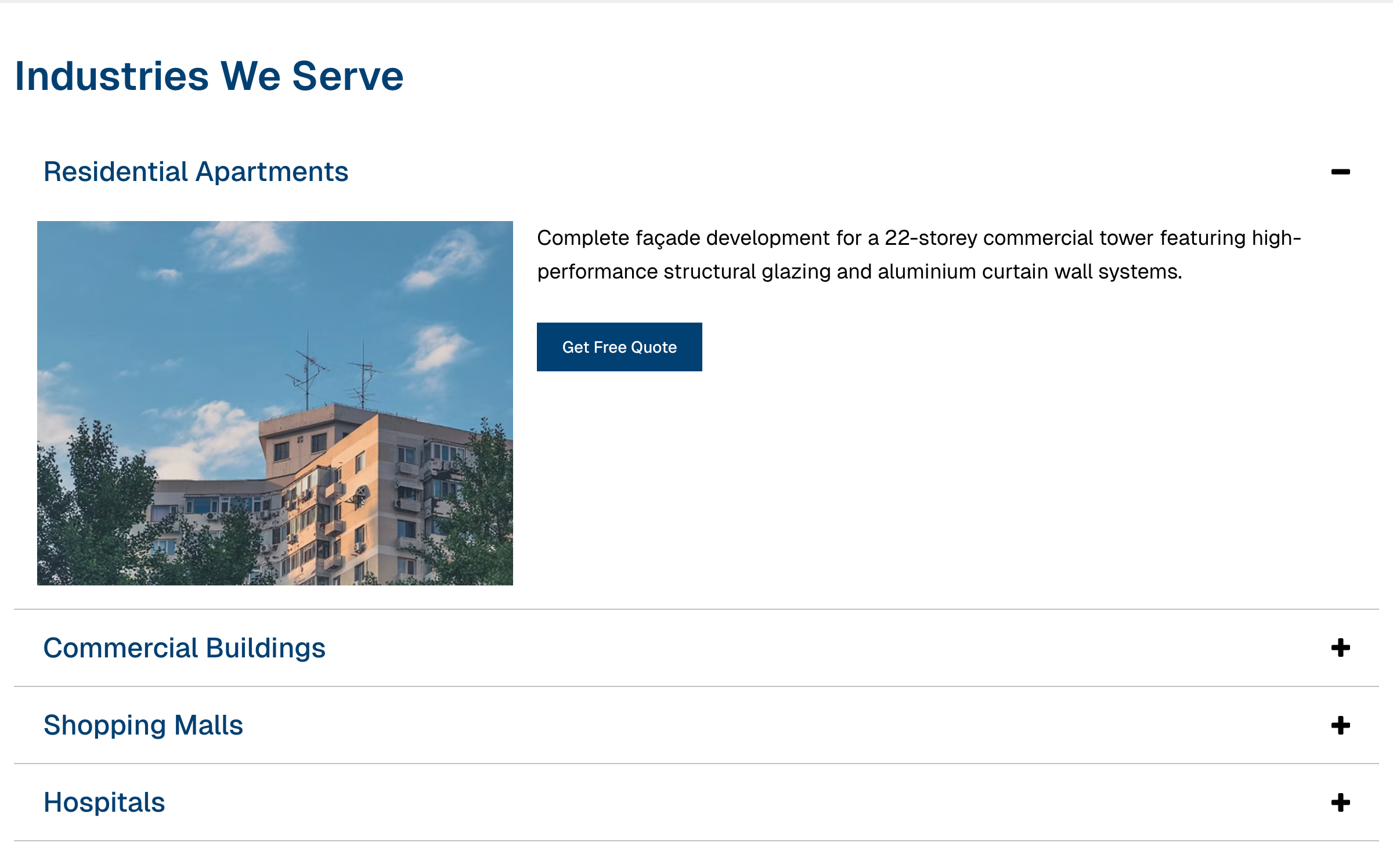 Industries We Serve