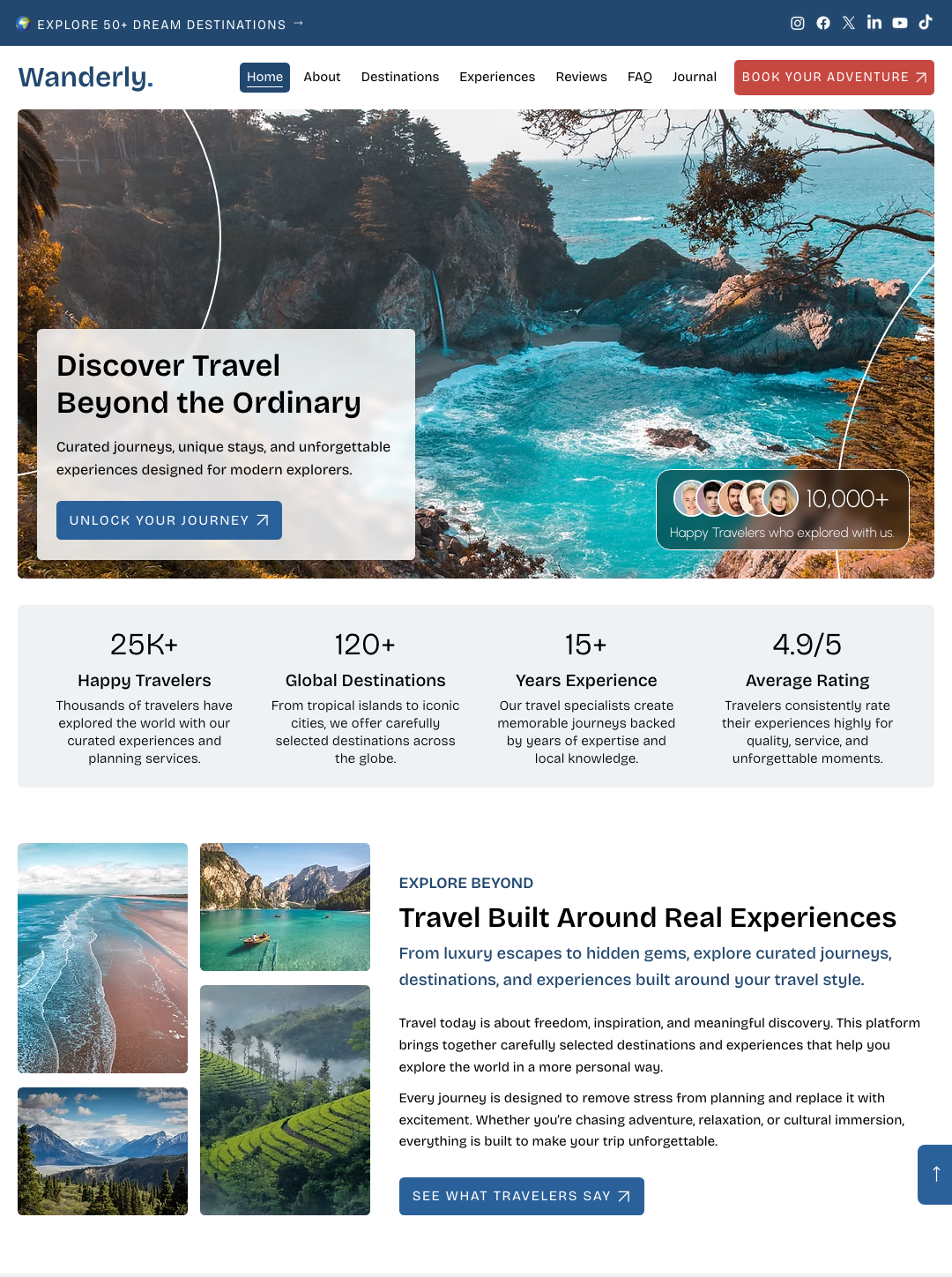 Travel Agency & Blog