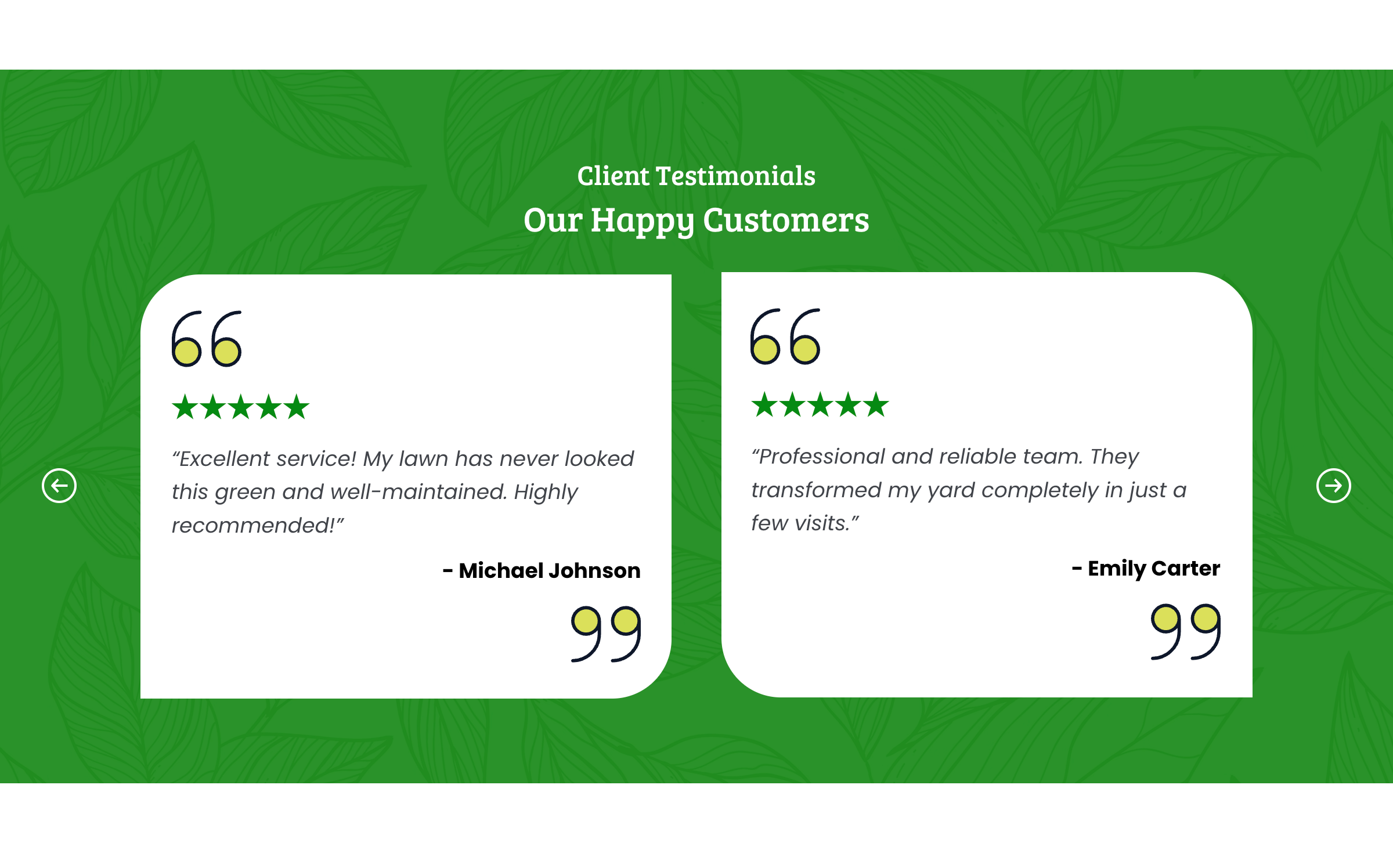Testimonials