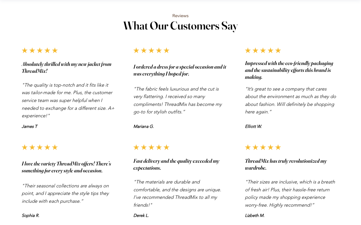 Reviews