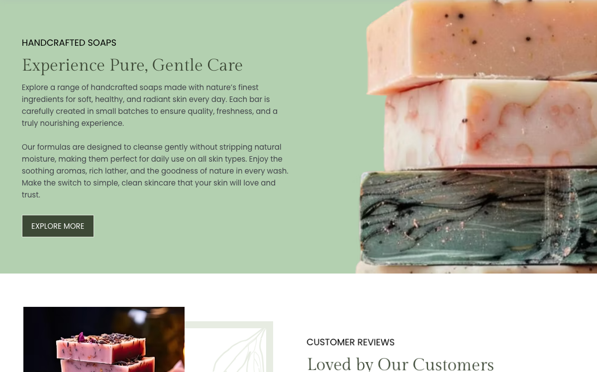 Handcrafted Soaps