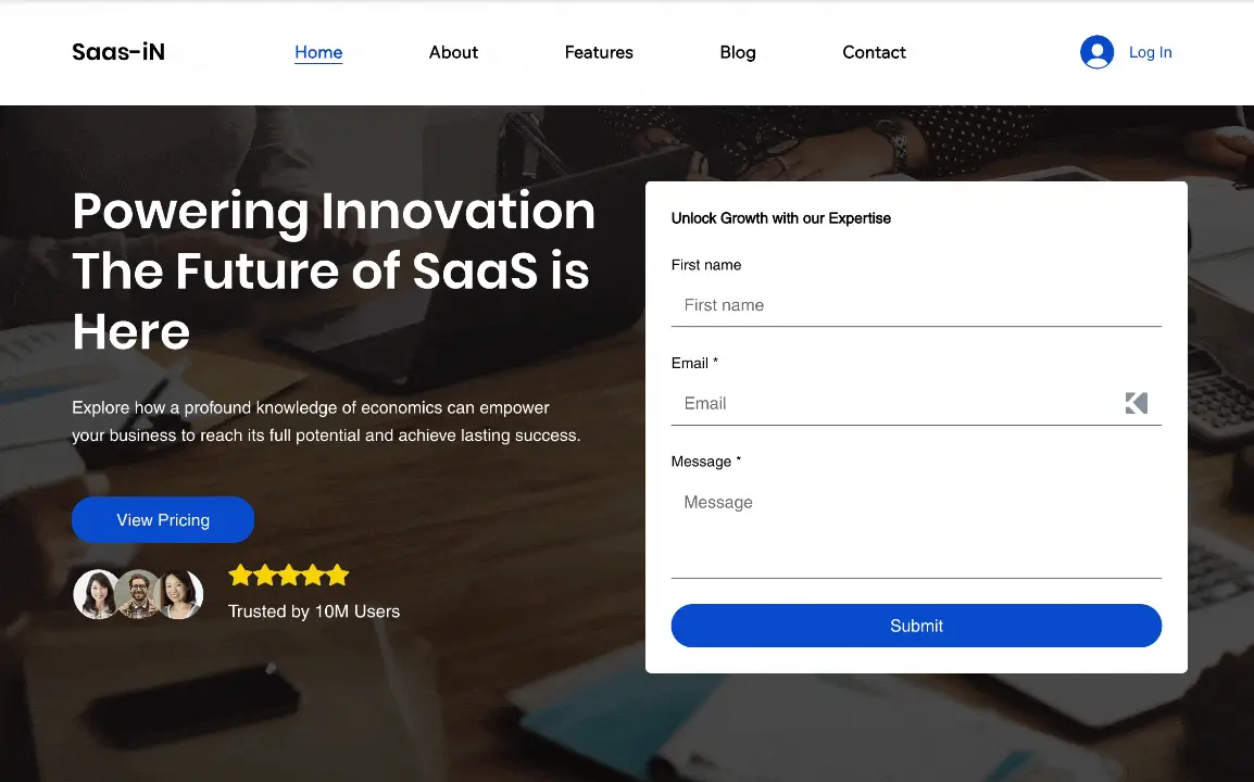 SaaS Landing Page