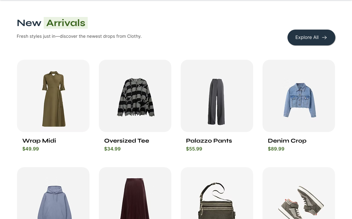 New Arrivals