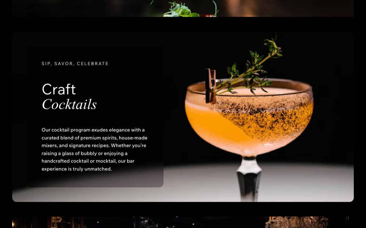 cocktails