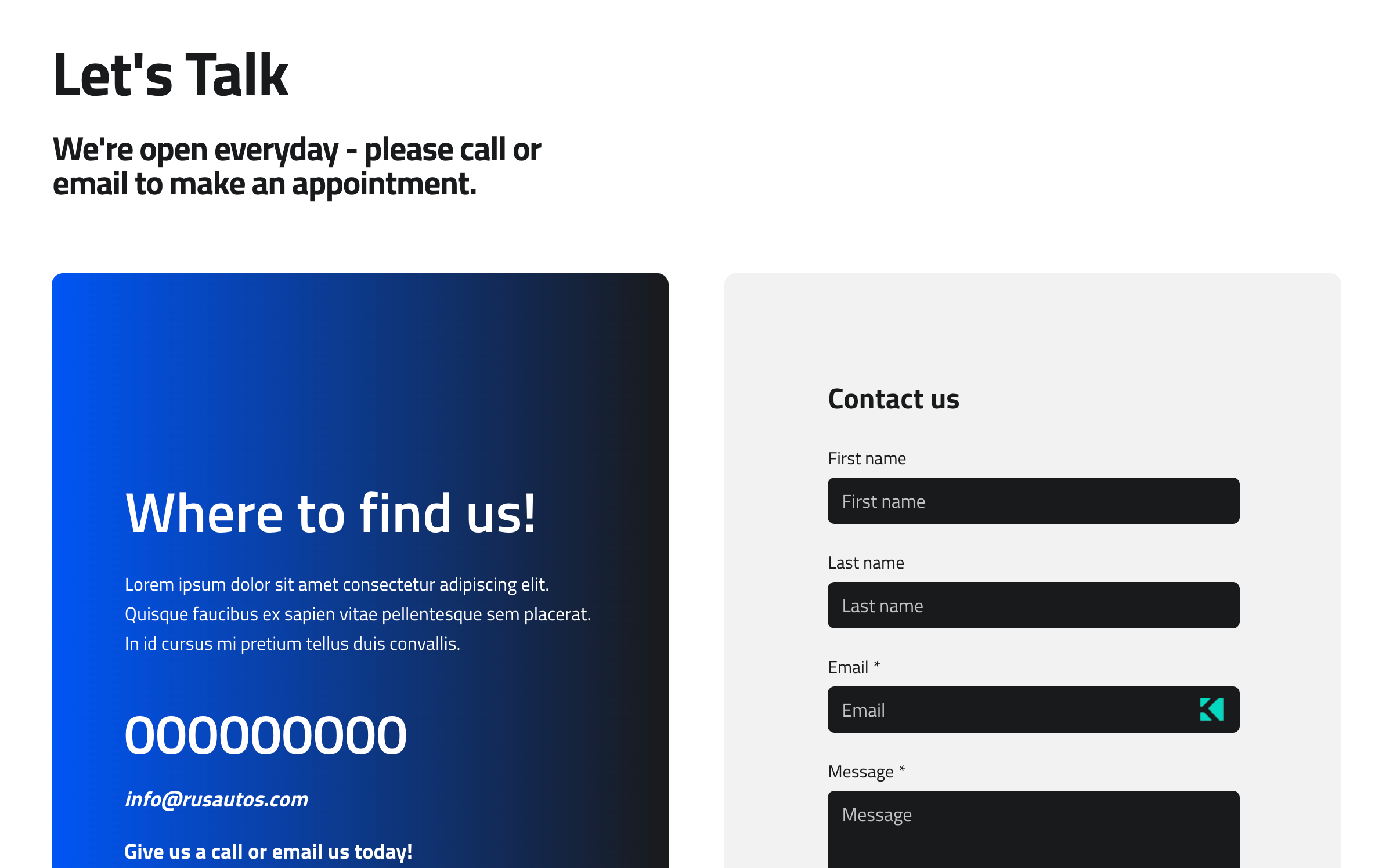 Contact