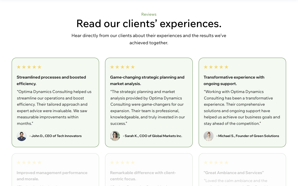 Reviews