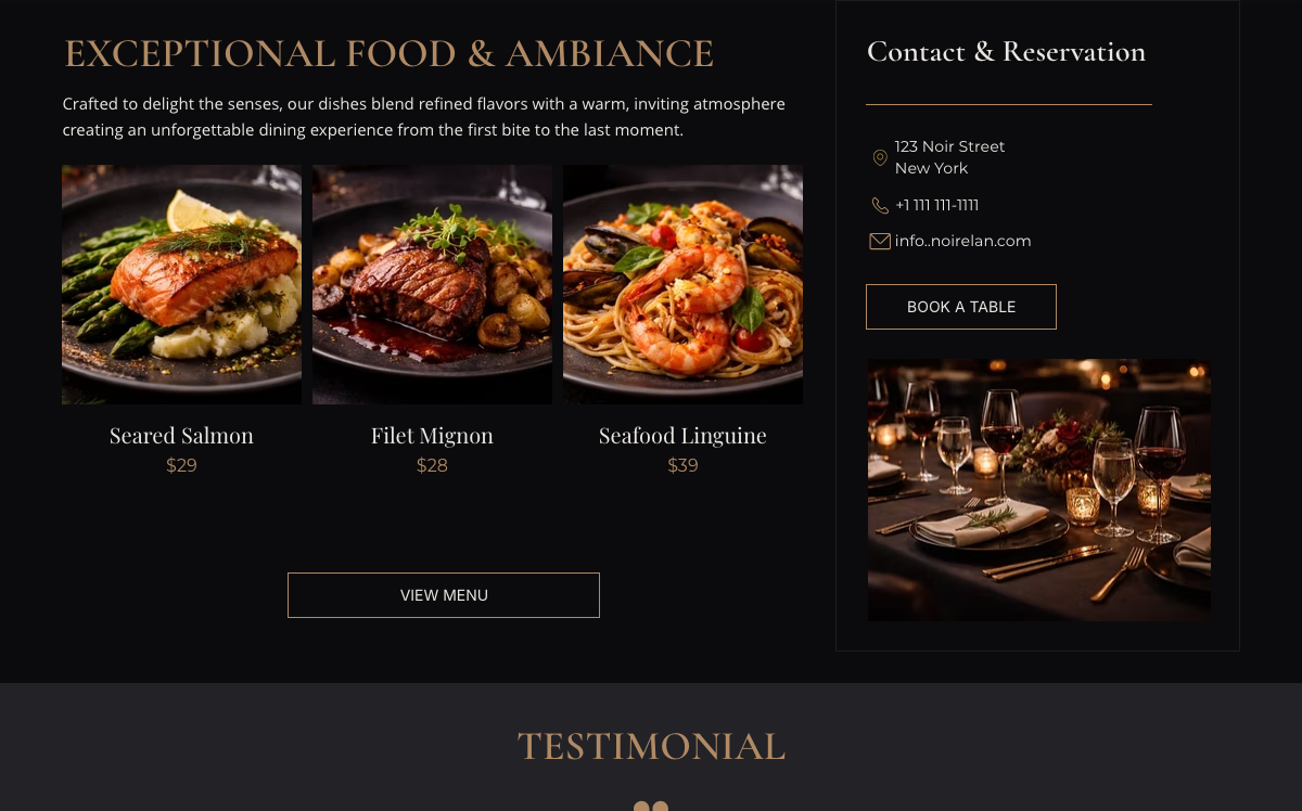 Exceptional Food