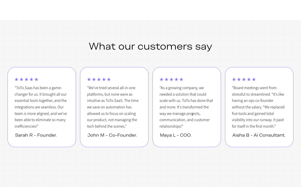 our customers