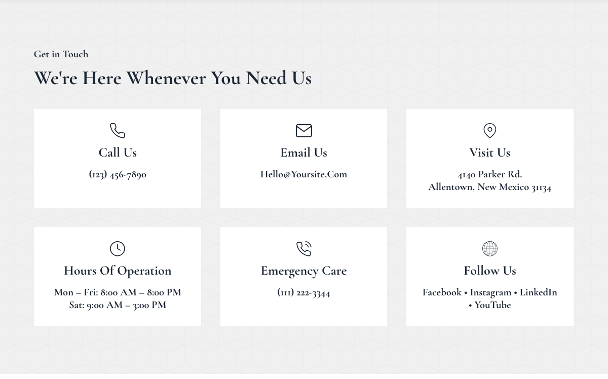 Get In Touch