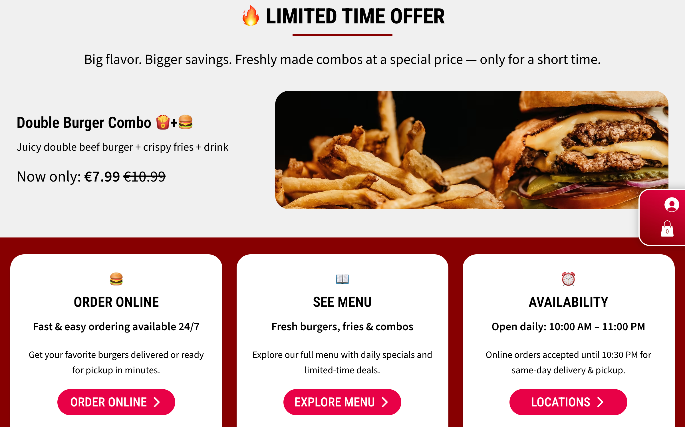 LIMITED TIME OFFER