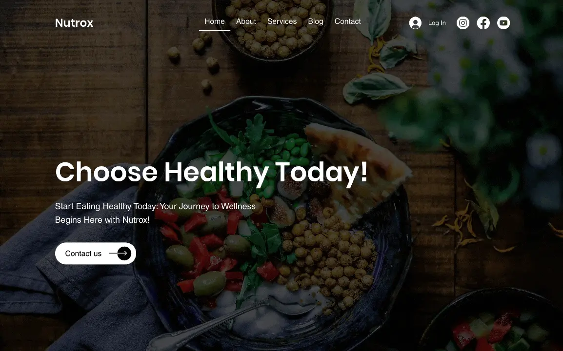 Nutritionist Website
